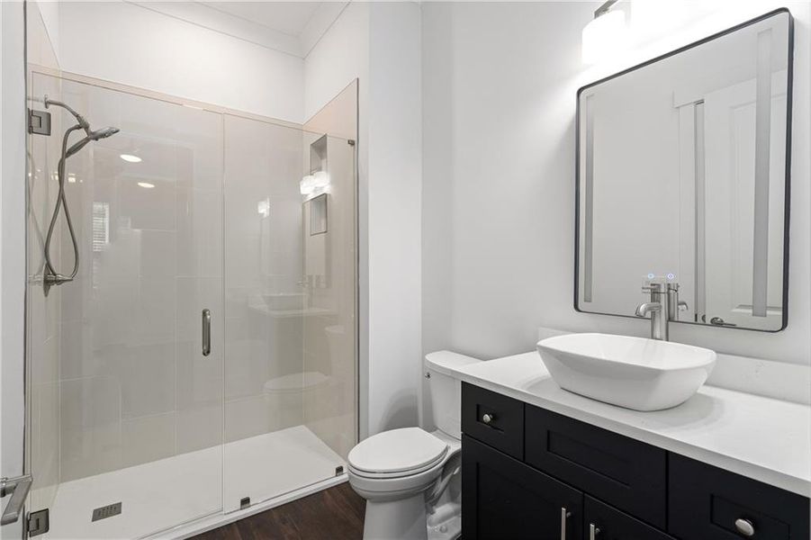 Furnished interior view inside a new home in , Stockbridge (Image 19).