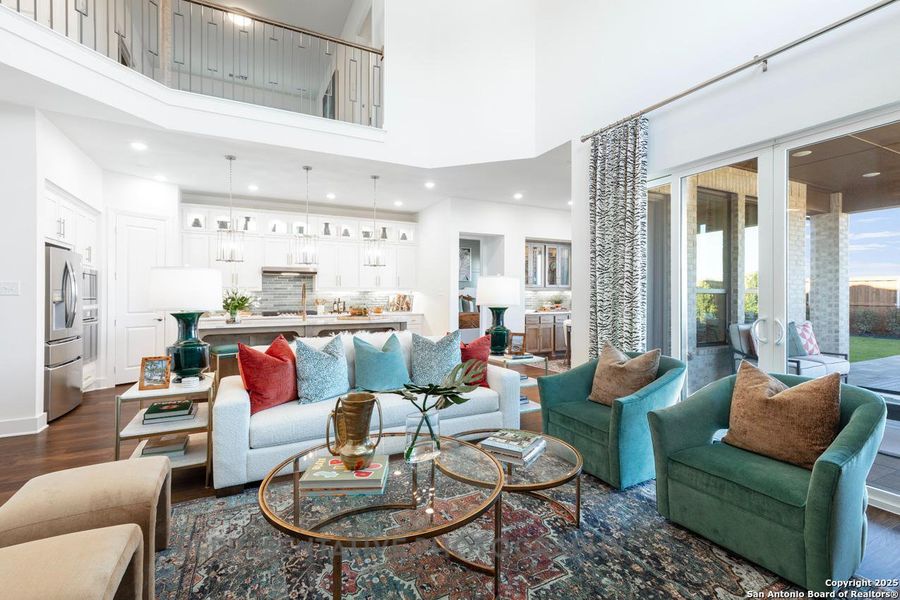 Furnished interior view inside a new home in The Ranches at Creekside, Boerne (Image 23). Furnished interior view inside a new home in The Ranches at Creekside, Boerne (Image 23).