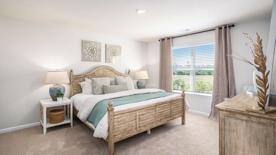 Furnished interior view inside a new home in The Meadows at Wildwood Village, Shallotte (Image 7).