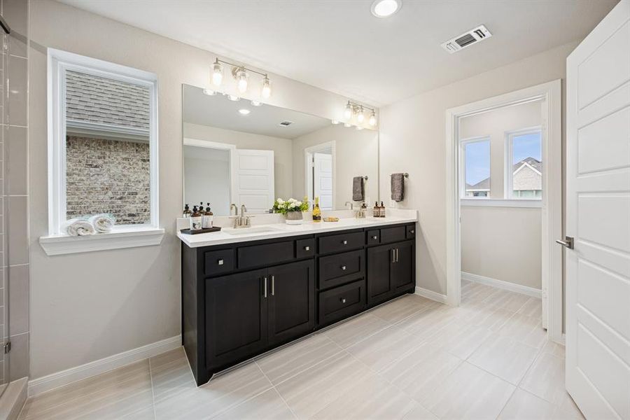 Furnished interior view inside a new home in Painted Tree Woodland West – Cottages, McKinney (Image 5).