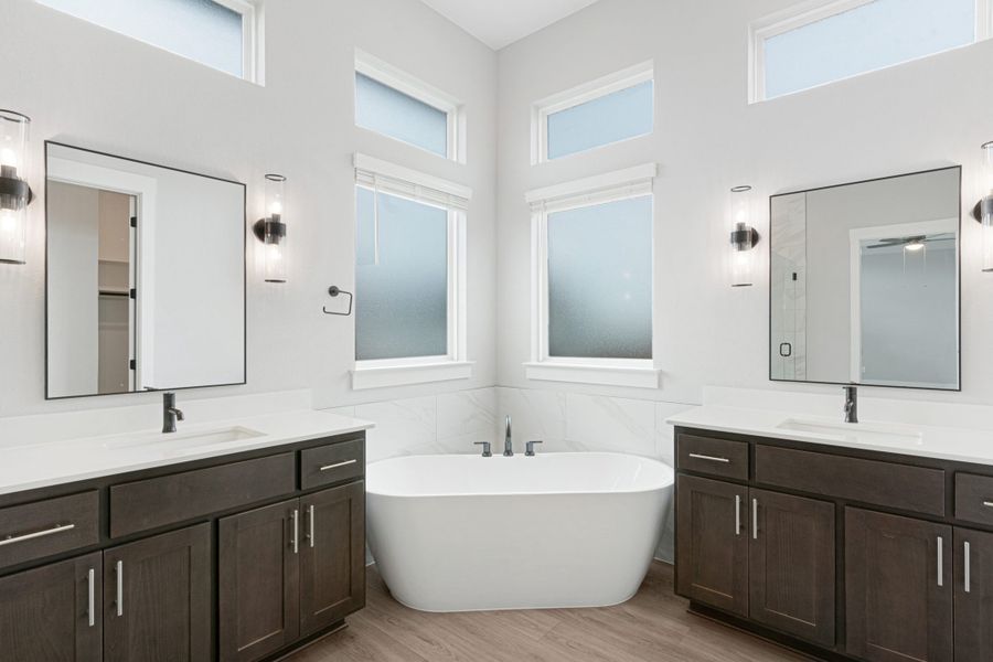 Furnished interior view inside a new home in Broken Oak, Georgetown (Image 17). Furnished interior view inside a new home in Broken Oak, Georgetown (Image 17).