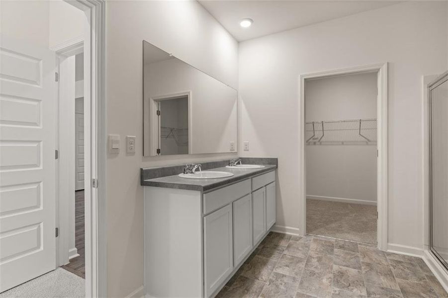 Furnished interior view inside a new home in Preserve at Dove Creek, Statham (Image 11).