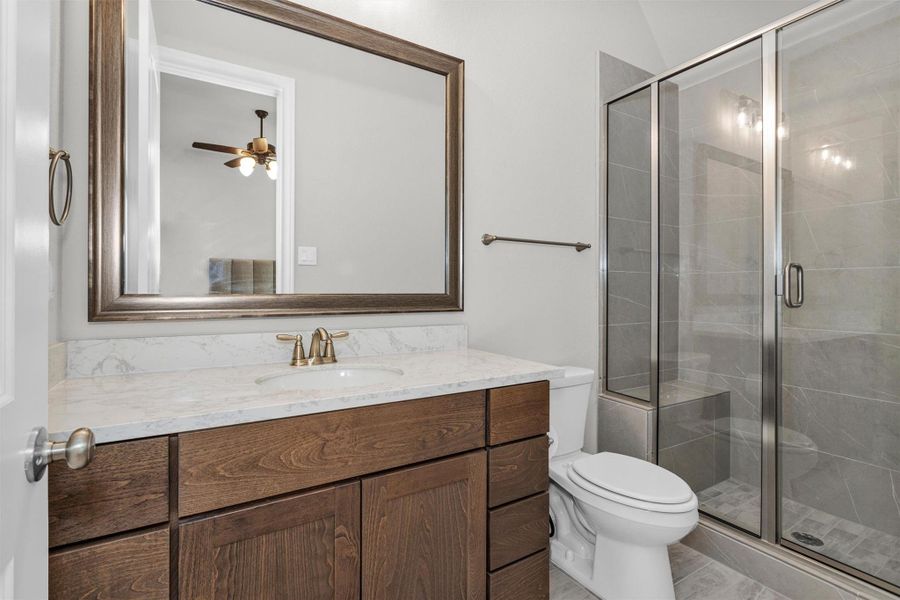 Furnished interior view inside a new home in Artavia 70′, Conroe (Image 41).