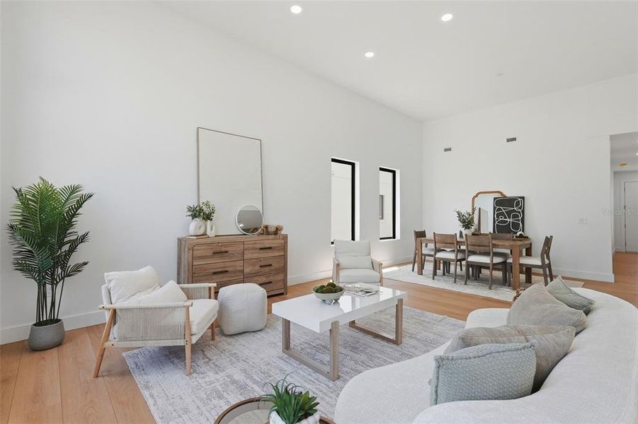 Furnished interior view inside a new home in , St. Petersburg (Image 14).