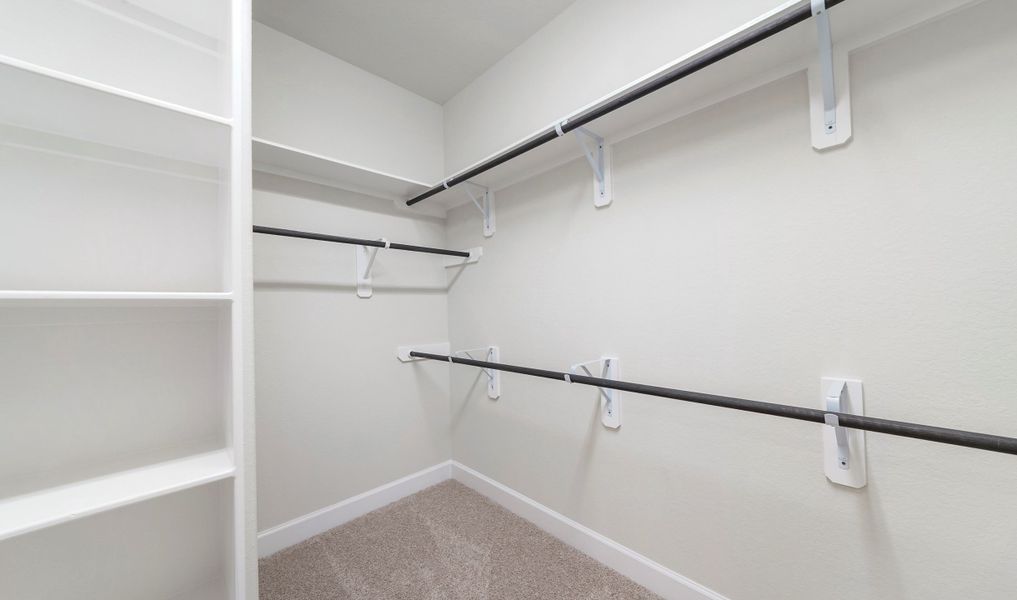 Primary walk-in closet