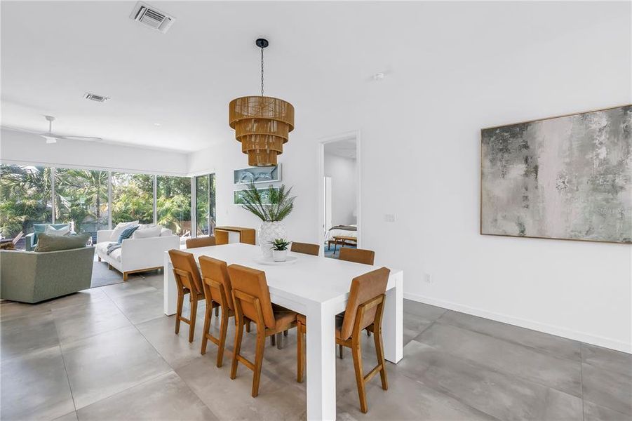Furnished interior view inside a new home in , Sarasota (Image 12).