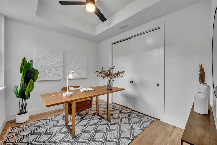 Furnished interior view inside a new home in , Dallas (Image 34). Furnished interior view inside a new home in , Dallas (Image 34).