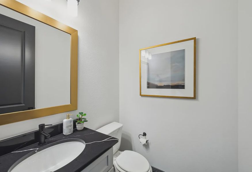 Plan 5058 powder room - staged - 17 of 25