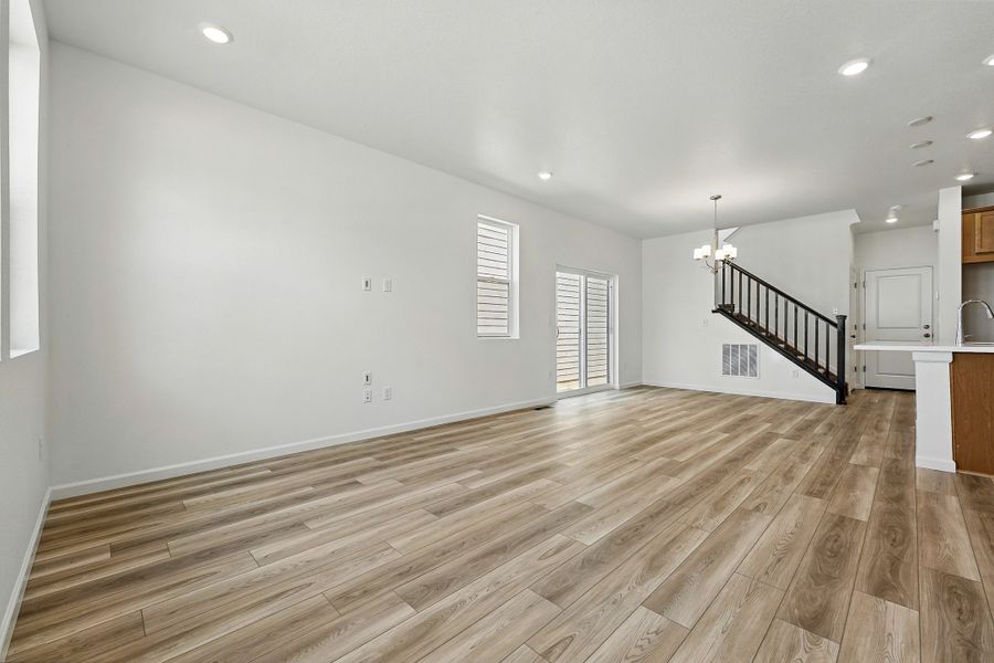 Spacious, unfurnished interior of a new home in Farmlore, Brighton (Image 18). Spacious, unfurnished interior of a new home in Farmlore, Brighton (Image 18).