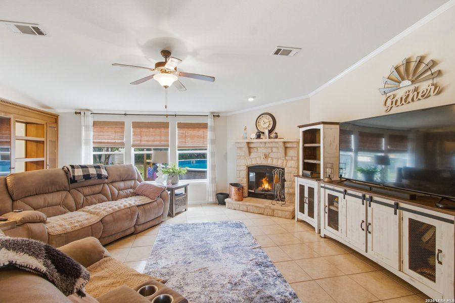 Furnished interior view inside a new home in , Bandera (Image 6). Furnished interior view inside a new home in , Bandera (Image 6).