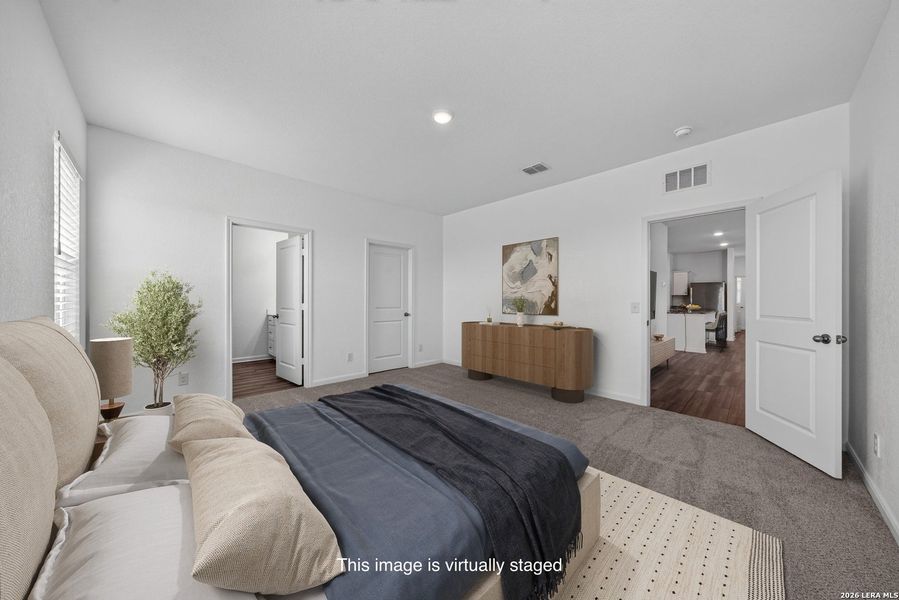 Furnished interior view inside a new home in Hennersby Hollow, San Antonio (Image 7).
