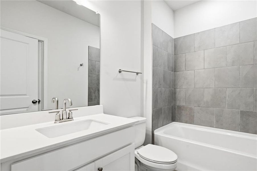 Furnished interior view inside a new home in Carmichael Farms, Canton (Image 16).