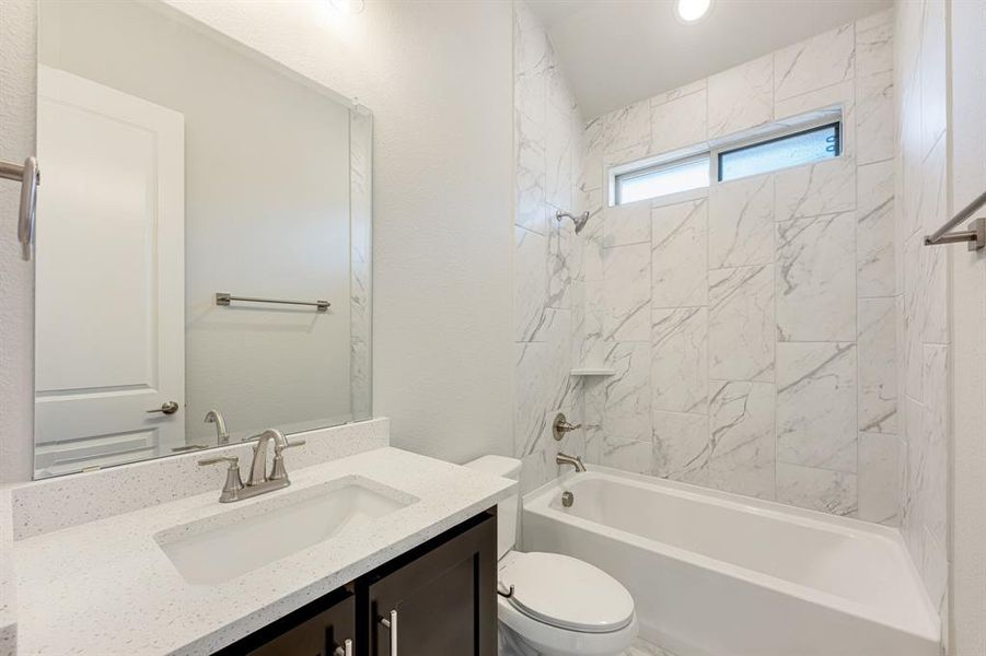 Furnished interior view inside a new home in Hayes Crossing, Midlothian (Image 9).