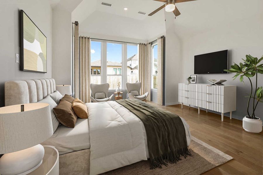 Furnished interior view inside a new home in Santa Rita Ranch: 60ft. lots, Liberty Hill (Image 7).