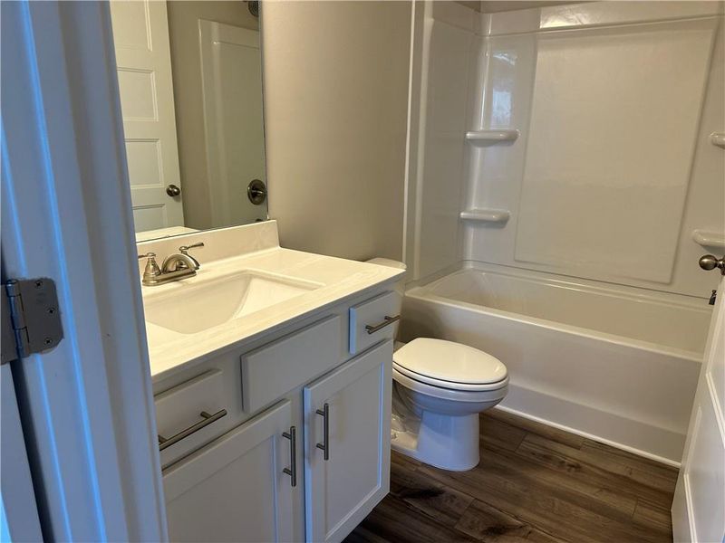 Furnished interior view inside a new home in Rosewood Lake Preserve, Hoschton (Image 10).