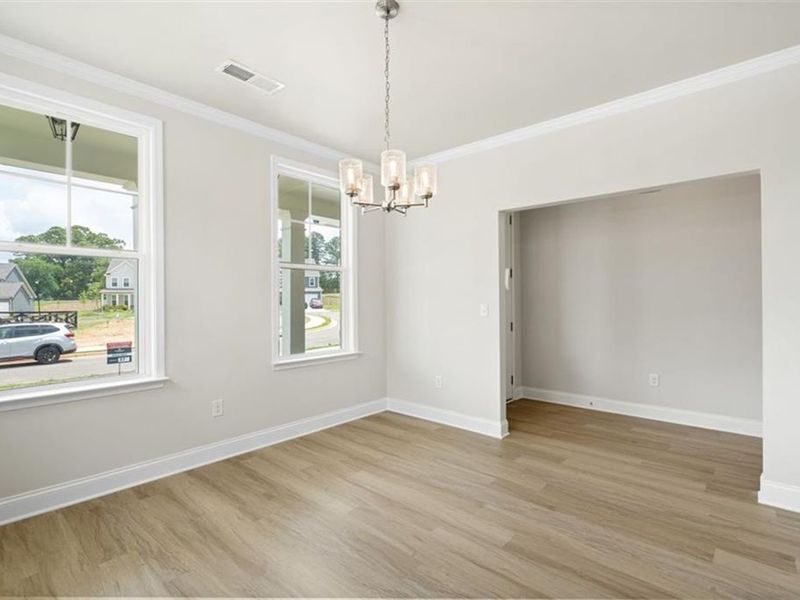 Spacious, unfurnished interior of a new home in Wehunt Meadows, Hoschton (Image 16).