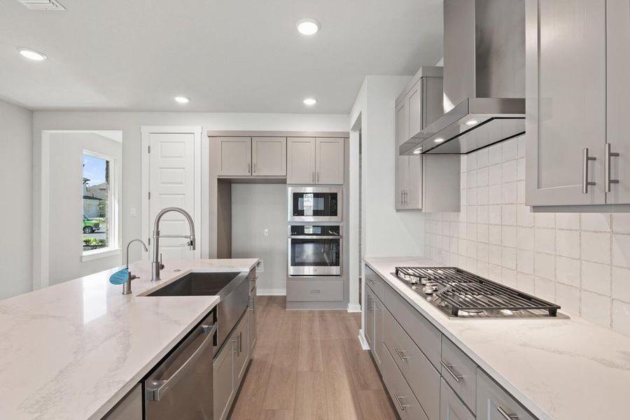 Furnished interior view inside a new home in Flora, Hutto (Image 10).