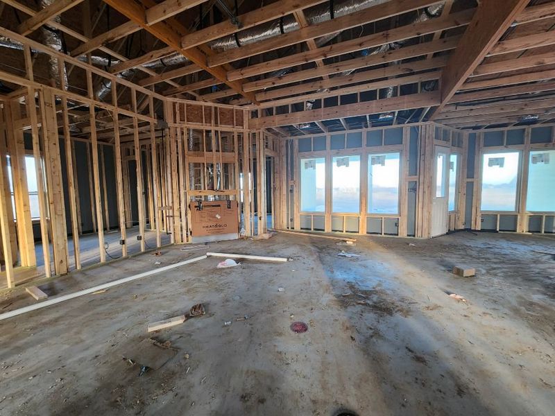 In-progress construction of a new home in Rocky Top, Krum, TX (Image 5).