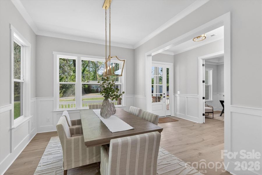 Furnished interior view inside a new home in , Charlotte (Image 15). Furnished interior view inside a new home in , Charlotte (Image 15).