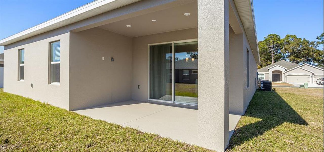 Exterior details and patio area of a home in Copperleaf, Ocala (Image 2).