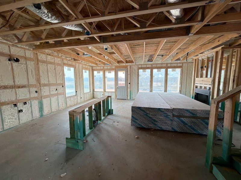 In-progress construction of a new home in Covenant Park, Springtown, TX (Image 6). In-progress construction of a new home in Covenant Park, Springtown, TX (Image 6).