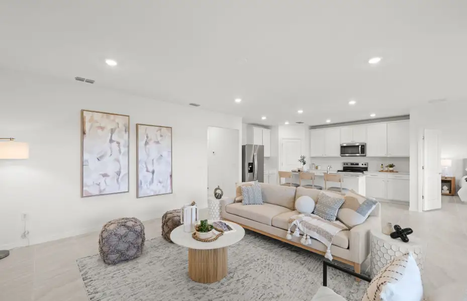 Representative furnished interior of a home built from the Chapman by Centex in Whispering Lakes, Lehigh Acres (Image 11).