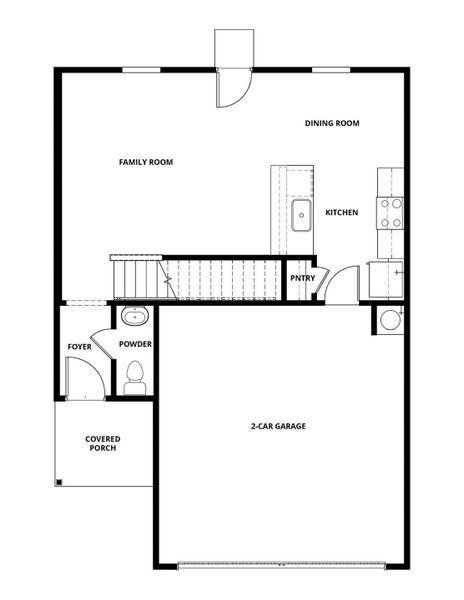 The foyer of the home leads to an incredible family room and adjoining kitchen. The foyer of the home leads to an incredible family room and adjoining kitchen.