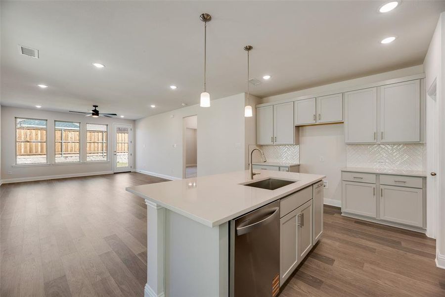 Furnished interior view inside a new home in Spiritas Ranch, Little Elm (Image 12).