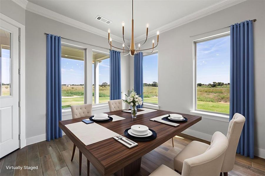 Furnished interior view inside a new home in Rocky Top, Krum (Image 12). Furnished interior view inside a new home in Rocky Top, Krum (Image 12).