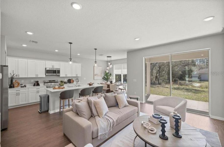 Furnished interior view inside a new home in , Ocala (Image 7).