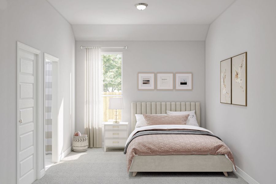 Representative furnished interior of a home built from the Starling by Tri Pointe Homes in Oakhill Reserve, Tomball (Image 15).