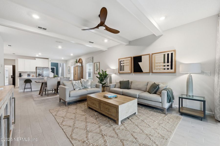 Furnished interior view inside a new home in St Augustine Lakes: St Augustine Lakes 40S, St. Augustine (Image 17).