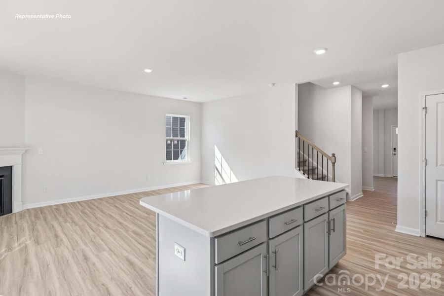 Furnished interior view inside a new home in The Falls at Newton, Newton (Image 6).