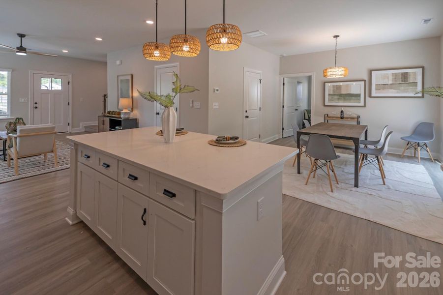 Furnished interior view inside a new home in , Charlotte (Image 28).