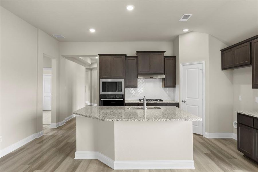 Furnished interior view inside a new home in Heartland, Heartland (Image 6). Furnished interior view inside a new home in Heartland, Heartland (Image 6).