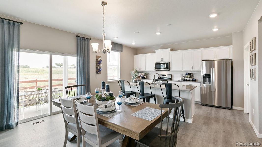 Furnished interior view inside a new home in Spring Valley Ranch, Elizabeth (Image 5).
