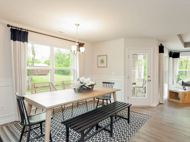 Representative furnished interior of a home built from the The Franklin D by Davidson Homes LLC in Bailey Park, Fayetteville (Image 17).