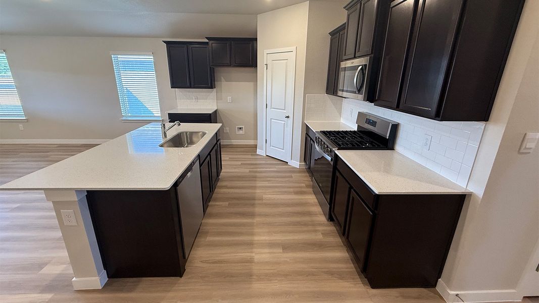 Furnished interior view inside a new home in Rancho Vista, Corpus Christi (Image 6). Furnished interior view inside a new home in Rancho Vista, Corpus Christi (Image 6).