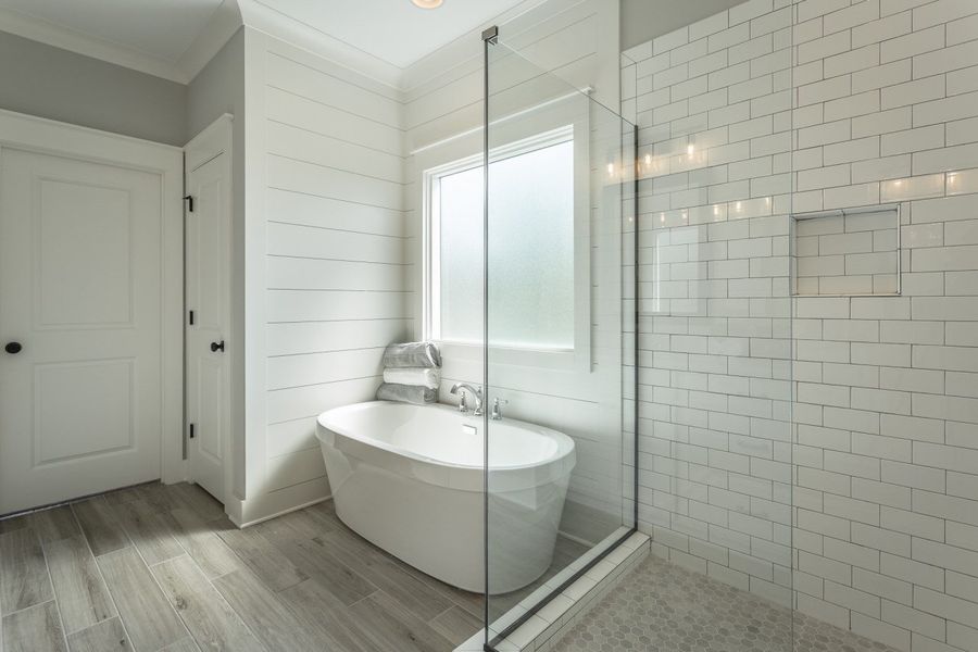 Furnished interior in a model home at Baker Road in Birchwood (Image 17).