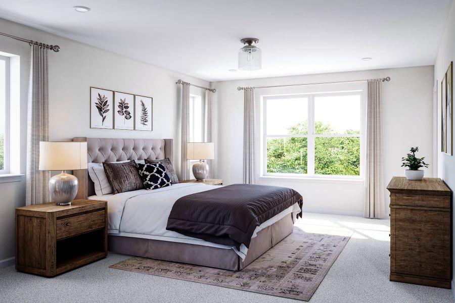Representative furnished interior of a home built from the Maxwell by Tri Pointe Homes in Alton Creek, Mint Hill (Image 10).