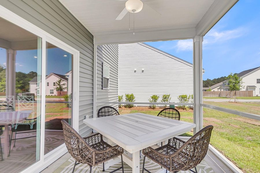 Exterior details and patio area of a home in , Summerville (Image 3).