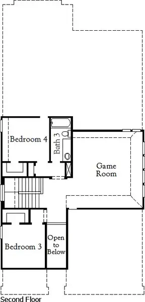 2D floor plan layout of this home in Davis Ranch, San Antonio, TX (Image 4). 2D floor plan layout of this home in Davis Ranch, San Antonio, TX (Image 4).