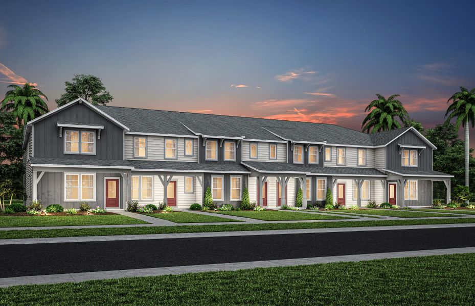 New construction townhome  - Orchid Exterior