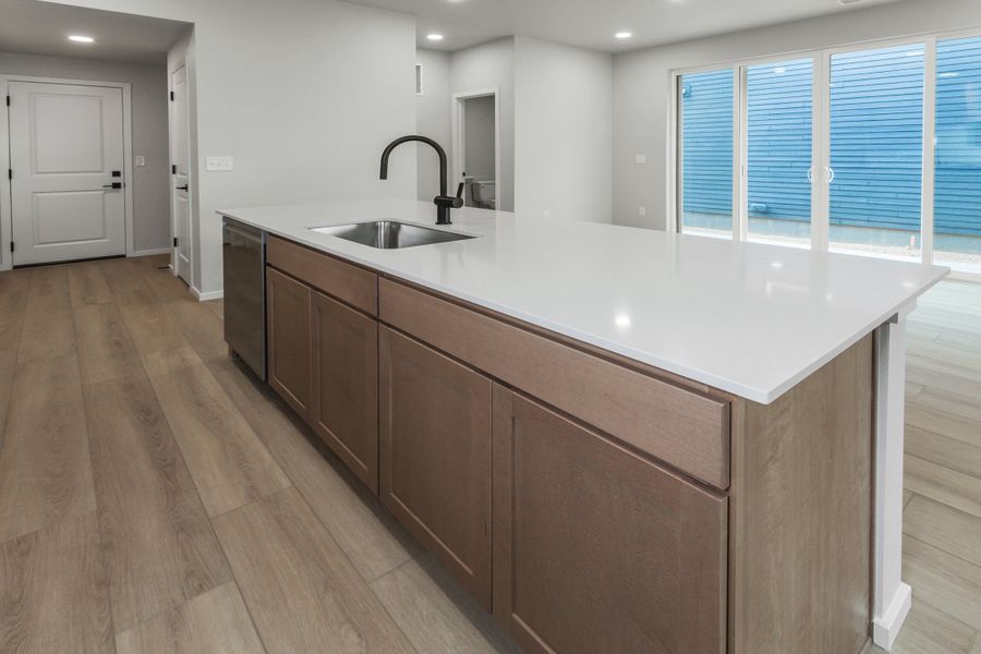 Furnished interior view inside a new home in Trailside, Timnath (Image 11).