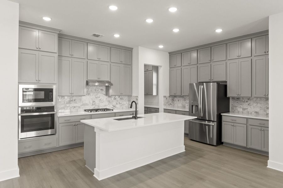 Furnished interior view inside a new home in Easton Park, Austin (Image 8).