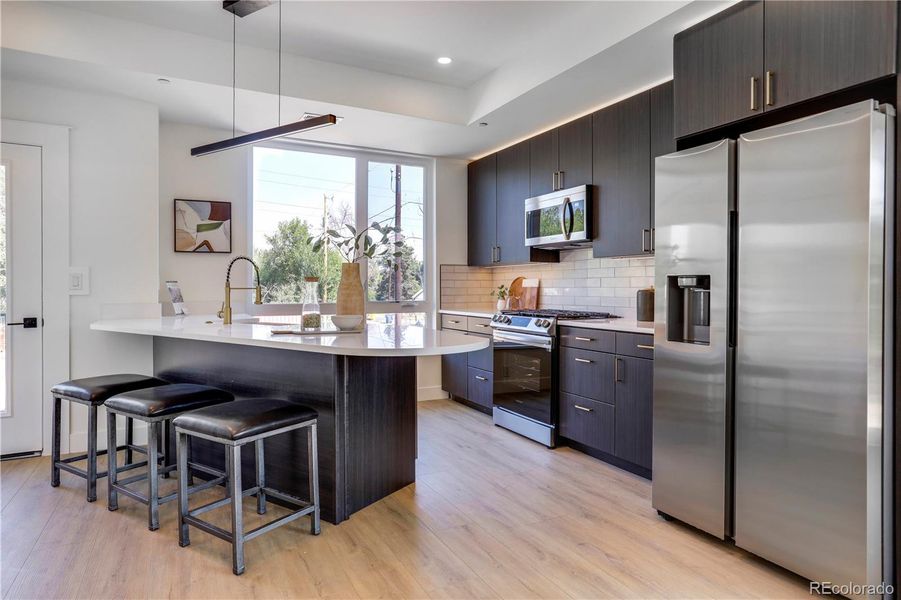 Furnished interior view inside a new home in , Arvada (Image 23).