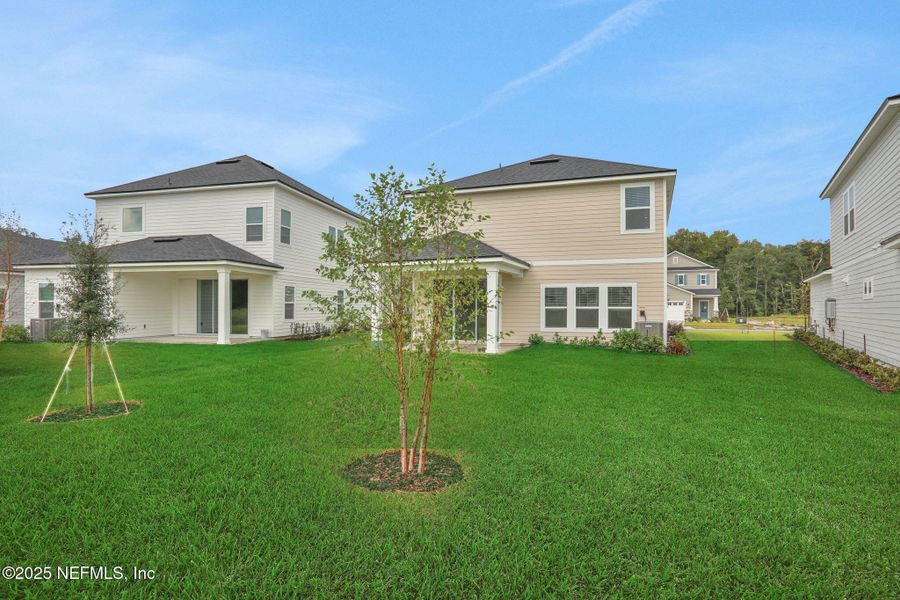 Exterior details and patio area of a home in TrailMark, St. Augustine (Image 2).