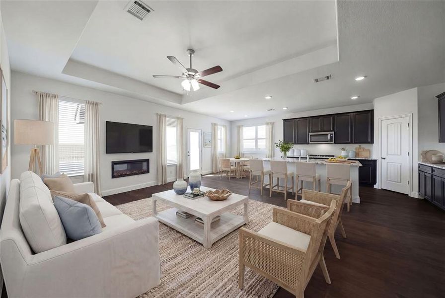 Rendered Great Room