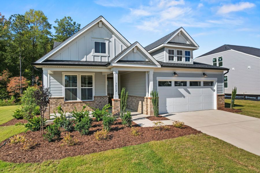 Front exterior of a new home in Kinsdale, Lancaster, SC, highlighting curb appeal (Image 32).