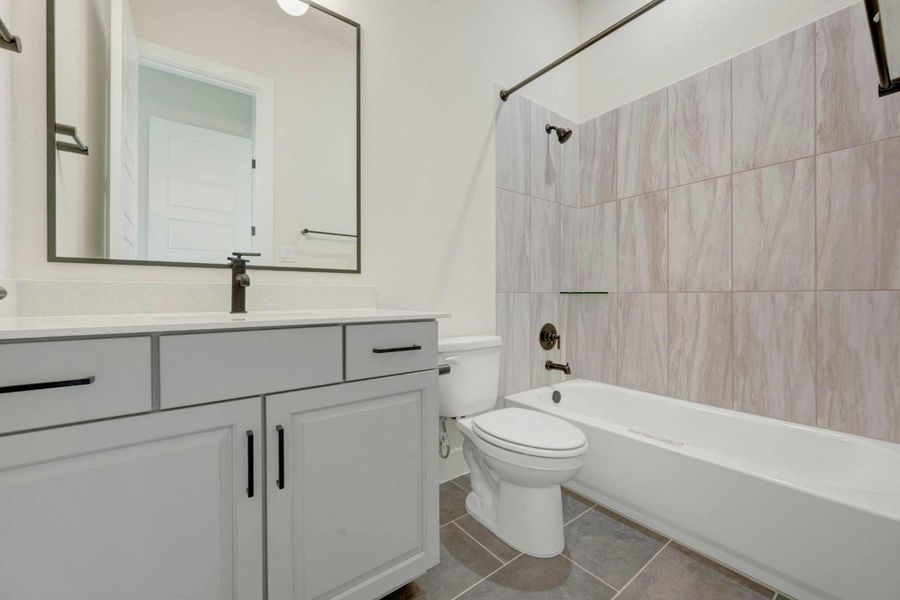 Representative furnished interior of a home built from the The Mcclure by David Weekley Homes in Leander Estates, Leander (Image 4).